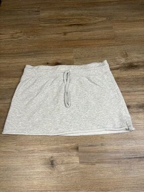 American Eagle Outfitters Gray Knit Mini Skirt Small